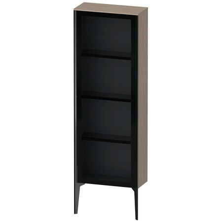 Xviu Semi-Tall Cabinet Pine Silver